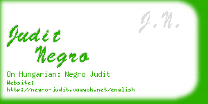 judit negro business card